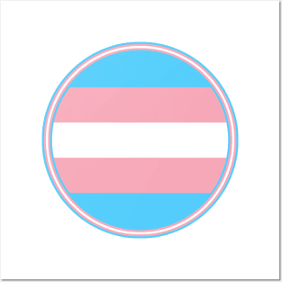 Trans Pride Circle Posters and Art